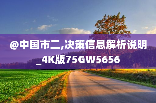 @中国市二,决策信息解析说明_4K版75GW5656