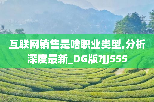 互联网销售是啥职业类型