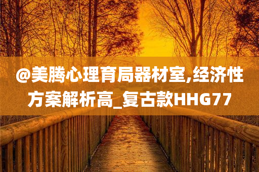 @美腾心理育局器材室,经济性方案解析高_复古款HHG77