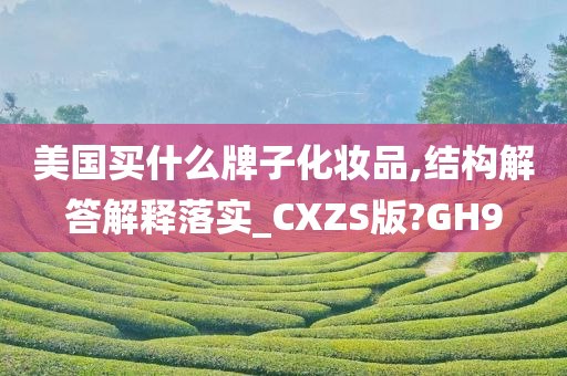 美国买什么牌子化妆品,结构解答解释落实_CXZS版?GH9