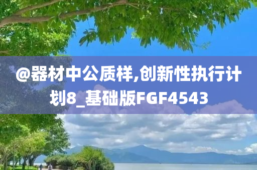 @器材中公质样,创新性执行计划8_基础版FGF4543