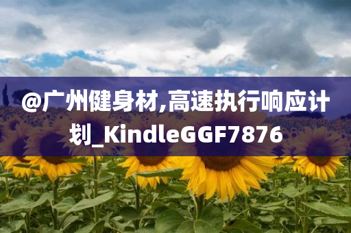 @广州健身材,高速执行响应计划_KindleGGF7876