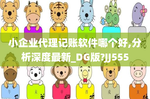 小企业代理记账软件哪个好,分析深度最新_DG版?JJ555