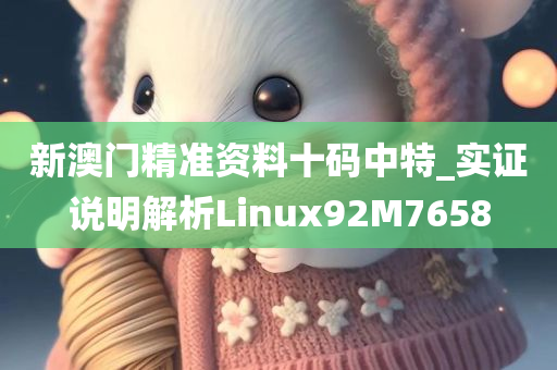 新澳门精准资料十码中特_实证说明解析Linux92M7658