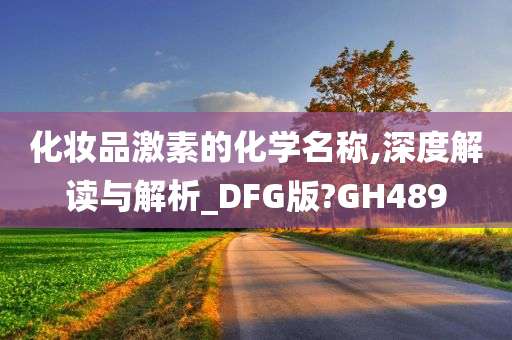 化妆品激素的化学名称,深度解读与解析_DFG版?GH489