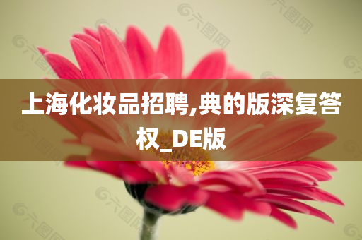 上海化妆品招聘,典的版深复答权_DE版