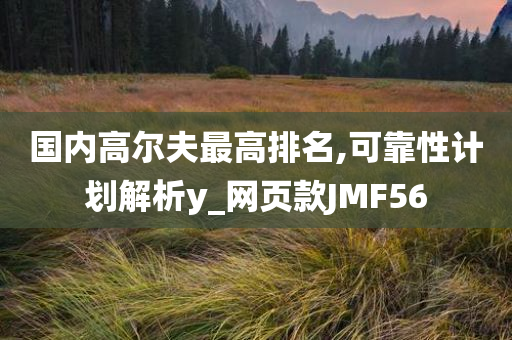 国内高尔夫最高排名,可靠性计划解析y_网页款JMF56