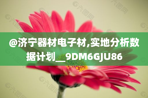 @济宁器材电子材,实地分析数据计划__9DM6GJU86