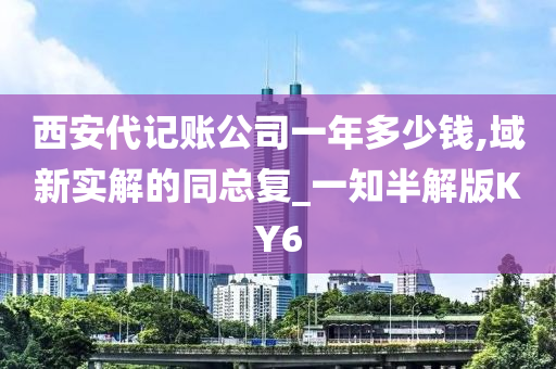 西安代记账公司一年多少钱,域新实解的同总复_一知半解版KY6