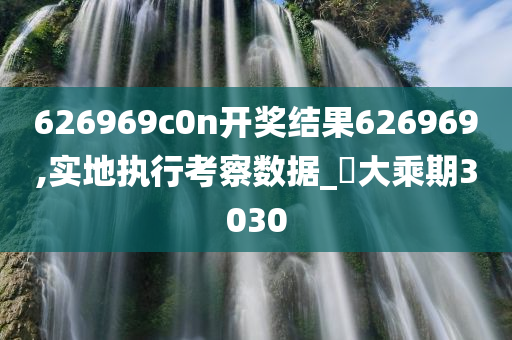 626969c0n开奖结果626969,实地执行考察数据_?大乘期3030