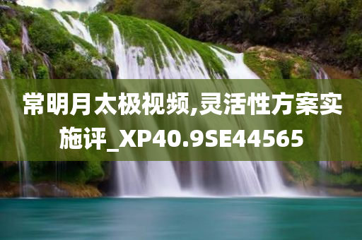 常明月太极视频,灵活性方案实施评_XP40.9SE44565