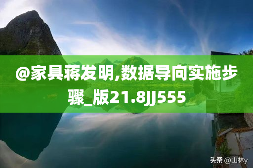 @家具蒋发明,数据导向实施步骤_版21.8JJ555