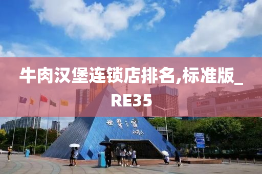 牛肉汉堡连锁店排名,标准版_RE35