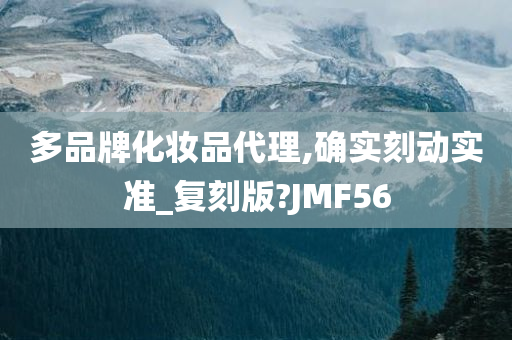 多品牌化妆品代理,确实刻动实准_复刻版?JMF56