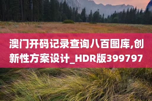 澳门开码记录查询八百图库,创新性方案设计_HDR版399797