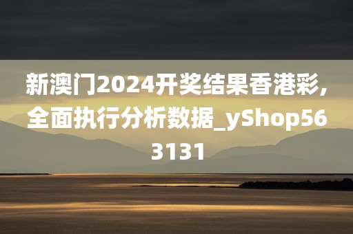 新澳门2024开奖结果香港彩,全面执行分析数据_yShop563131