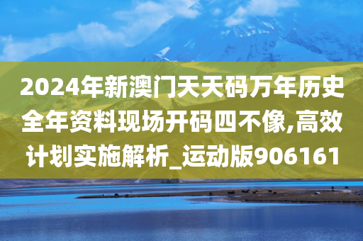 2024年新澳门天天码万年历史全年资料现场开码四不像,高效计划实施解析_运动版906161