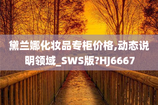 黛兰娜化妆品专柜价格,动态说明领域_SWS版?HJ6667