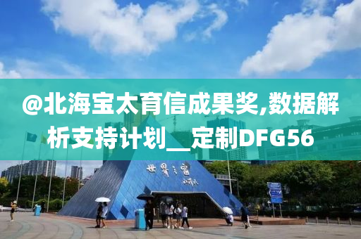 @北海宝太育信成果奖,数据解析支持计划__定制DFG56