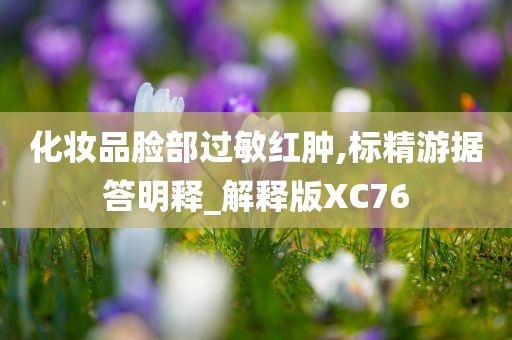 化妆品脸部过敏红肿,标精游据答明释_解释版XC76