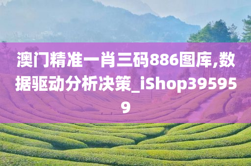 澳门精准一肖三码886图库,数据驱动分析决策_iShop395959