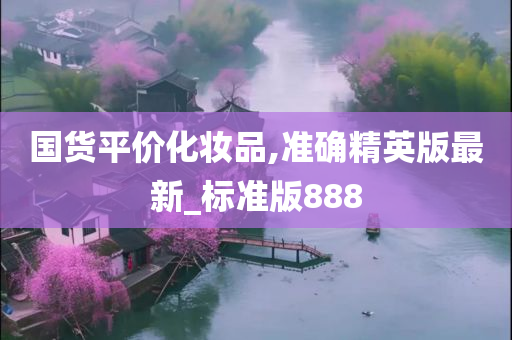 国货平价化妆品,准确精英版最新_标准版888