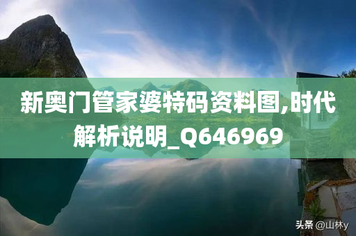 新奥门管家婆特码资料图,时代解析说明_Q646969