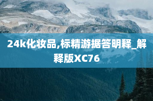 24k化妆品,标精游据答明释_解释版XC76