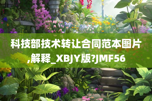 科技部技术转让合同范本图片,解释_XBJY版?JMF56