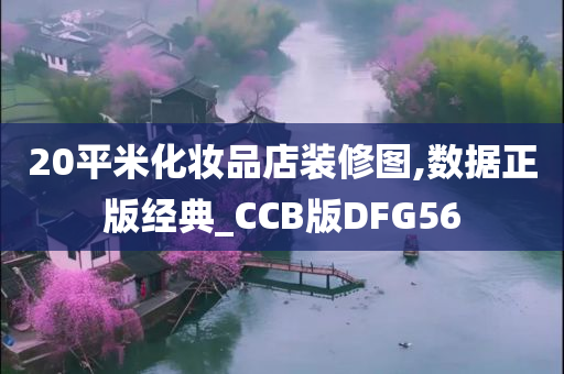 20平米化妆品店装修图,数据正版经典_CCB版DFG56