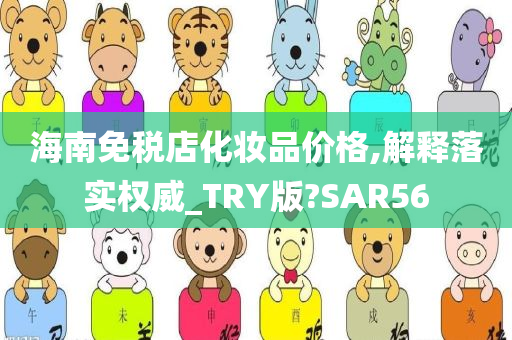 海南免税店化妆品价格,解释落实权威_TRY版?SAR56