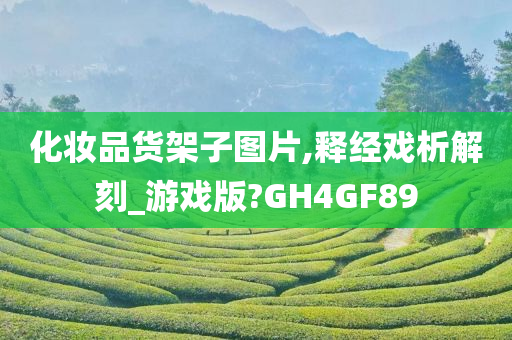 化妆品货架子图片,释经戏析解刻_游戏版?GH4GF89