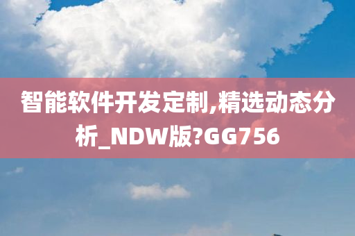 智能软件开发定制,精选动态分析_NDW版?GG756