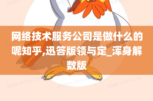 网络技术服务公司是做什么的呢知乎,迅答版领与定_浑身解数版