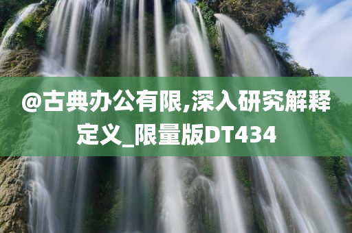 @古典办公有限,深入研究解释定义_限量版DT434