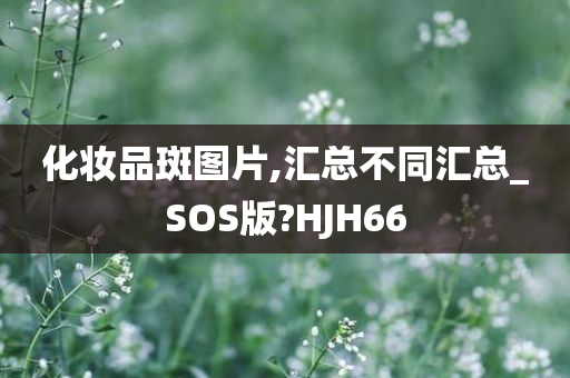 化妆品斑图片,汇总不同汇总_SOS版?HJH66