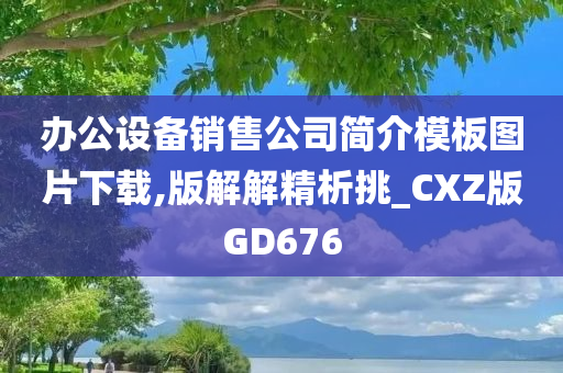 办公设备销售公司简介模板图片下载