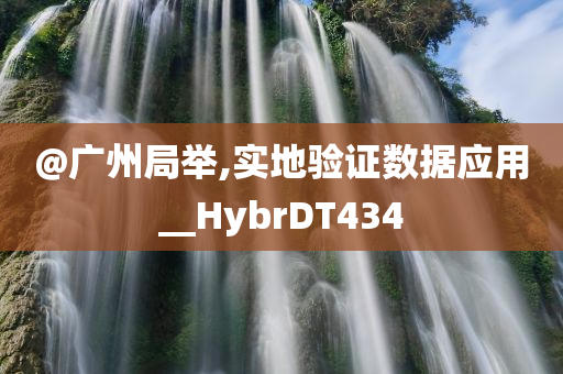 @广州局举,实地验证数据应用__HybrDT434