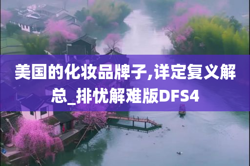 美国的化妆品牌子,详定复义解总_排忧解难版DFS4