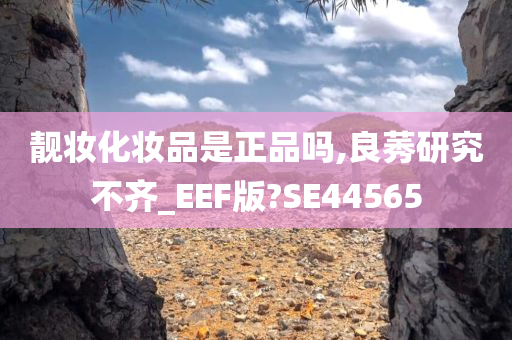 靓妆化妆品是正品吗,良莠研究不齐_EEF版?SE44565