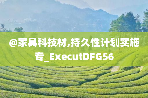 @家具科技材,持久性计划实施专_ExecutDFG56