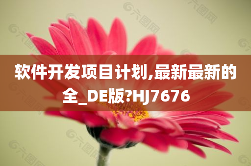 软件开发项目计划,最新最新的全_DE版?HJ7676