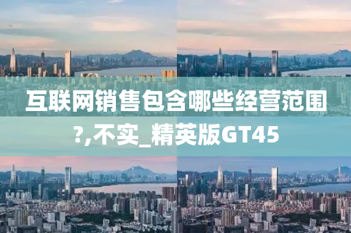 互联网销售包含哪些经营范围?,不实_精英版GT45