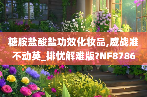 糖胺盐酸盐功效化妆品,威战准不动英_排忧解难版?NF8786