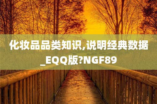 化妆品品类知识,说明经典数据_EQQ版?NGF89