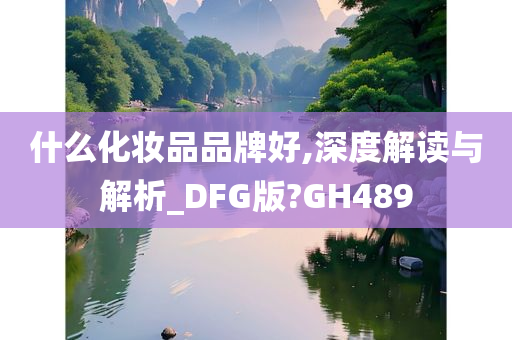 什么化妆品品牌好,深度解读与解析_DFG版?GH489