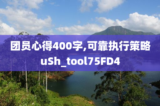 团员心得400字,可靠执行策略uSh_tool75FD4