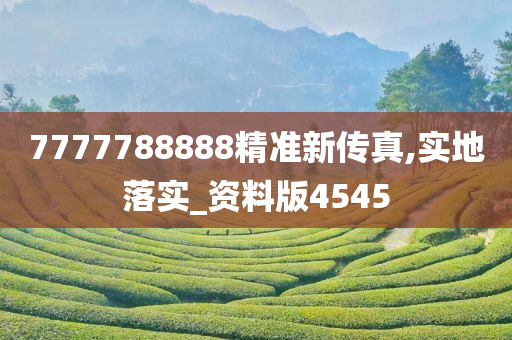 7777788888精准新传真,实地落实_资料版4545