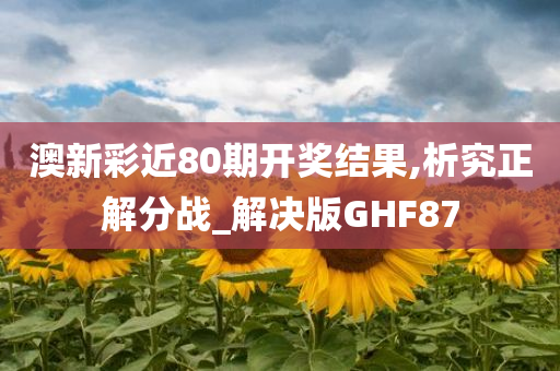 澳新彩近80期开奖结果,析究正解分战_解决版GHF87