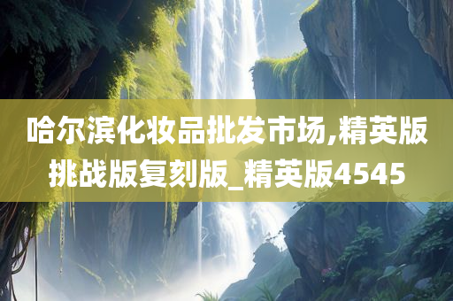 哈尔滨化妆品批发市场,精英版挑战版复刻版_精英版4545